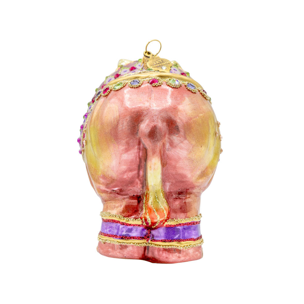 Elegant Rhino Ornament