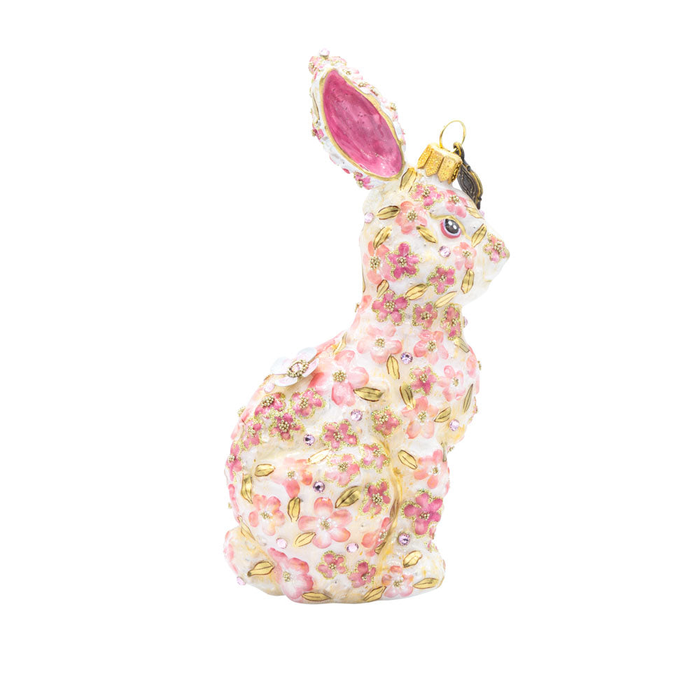 Pink Floral Hopper Ornament