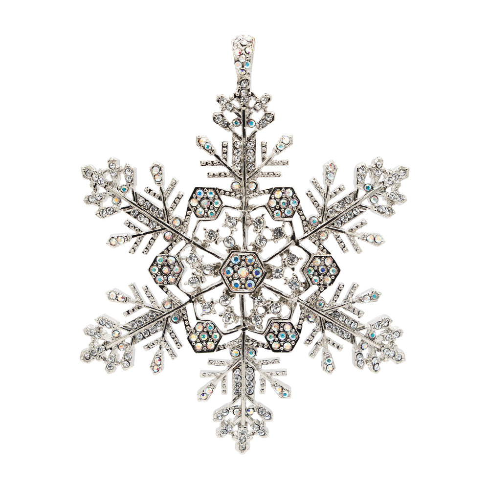 Jay Strongwater 2026 Metal Snowflake Ornament