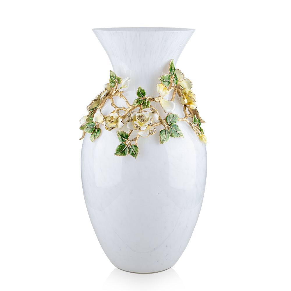 Gabrielle Grand Rose Vase Yellow