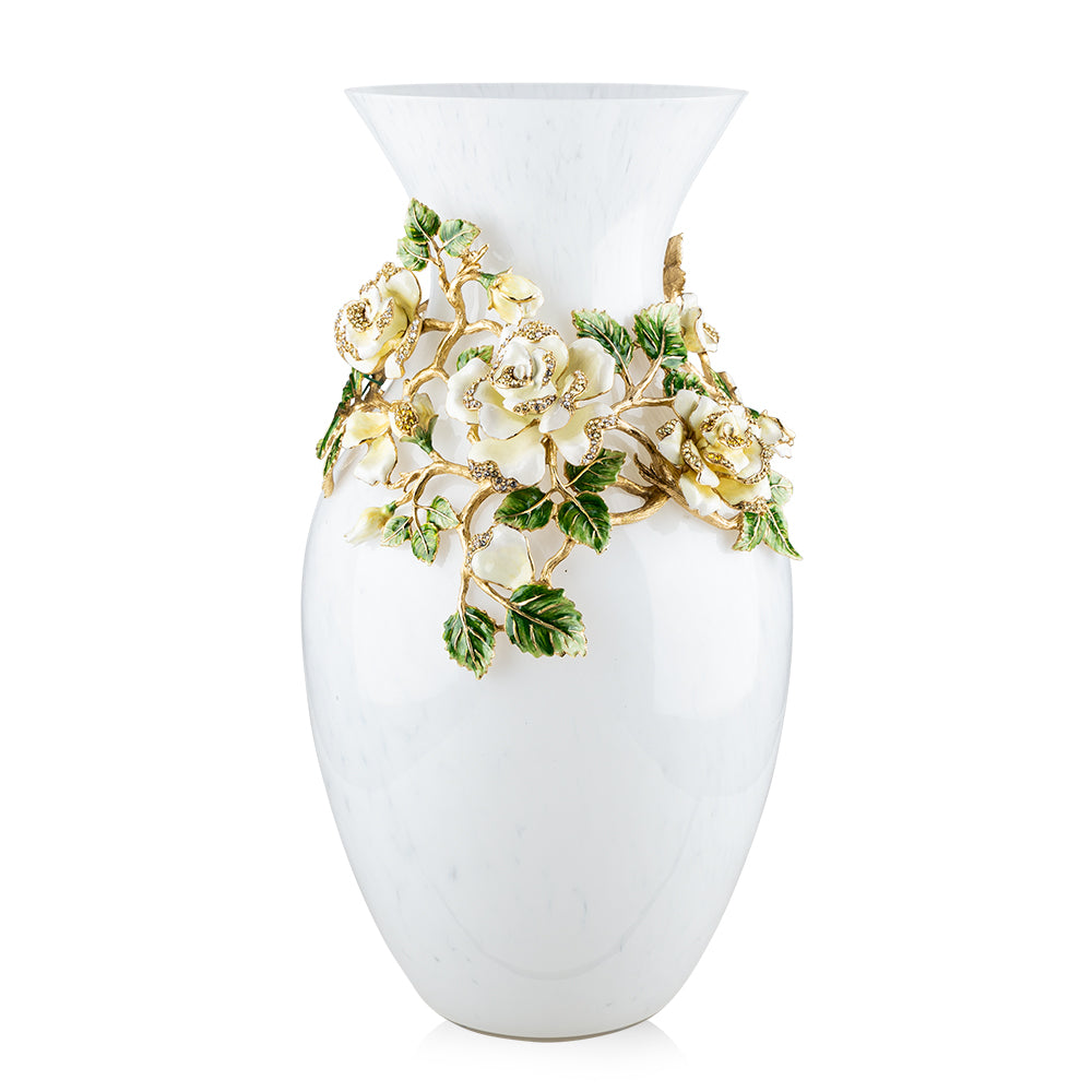 Gabrielle Grand Rose Vase Yellow