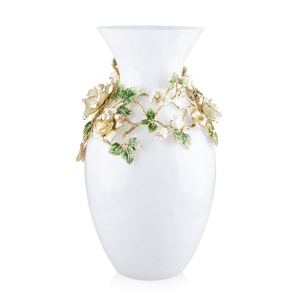 Gabrielle Grand Rose Vase Yellow