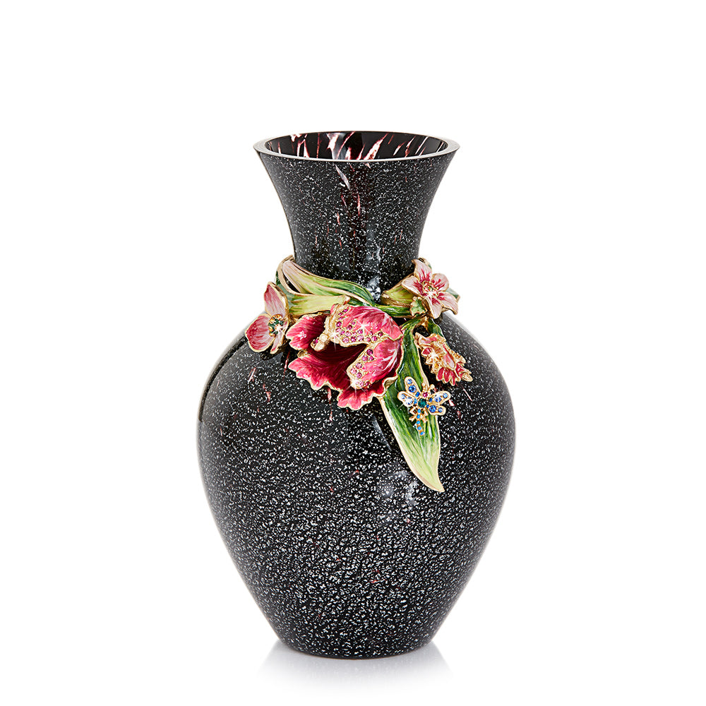 Black Tulip Flower Vase 