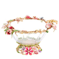 Floral - Glass Bowl - Table Decor