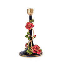 Red - Rose - Candlestick Holder