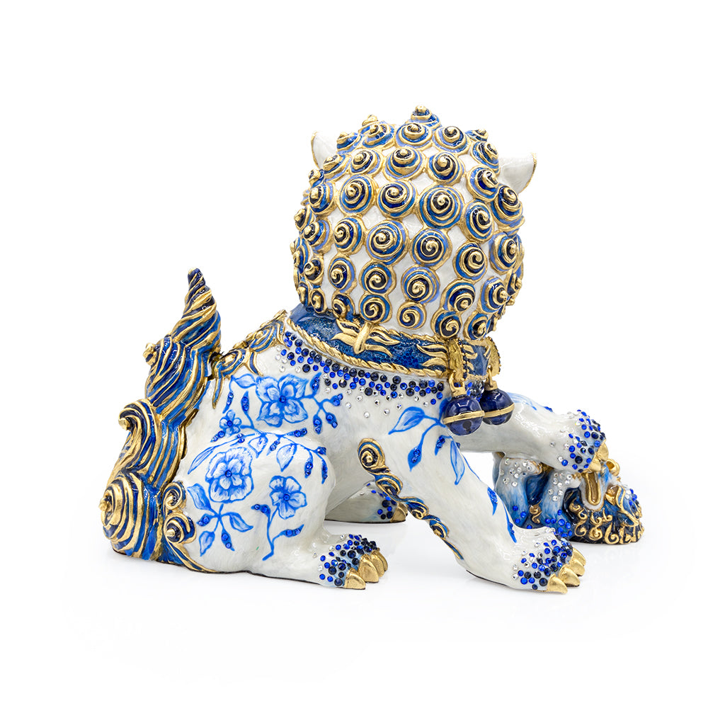 Yin Foo Dog Chinoiserie Figurine