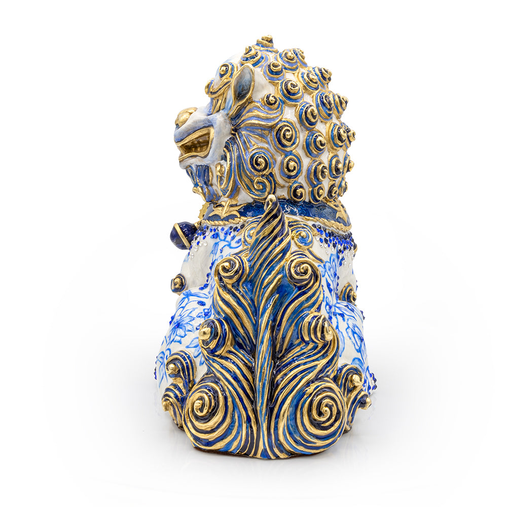 Yin Foo Dog Chinoiserie Figurine