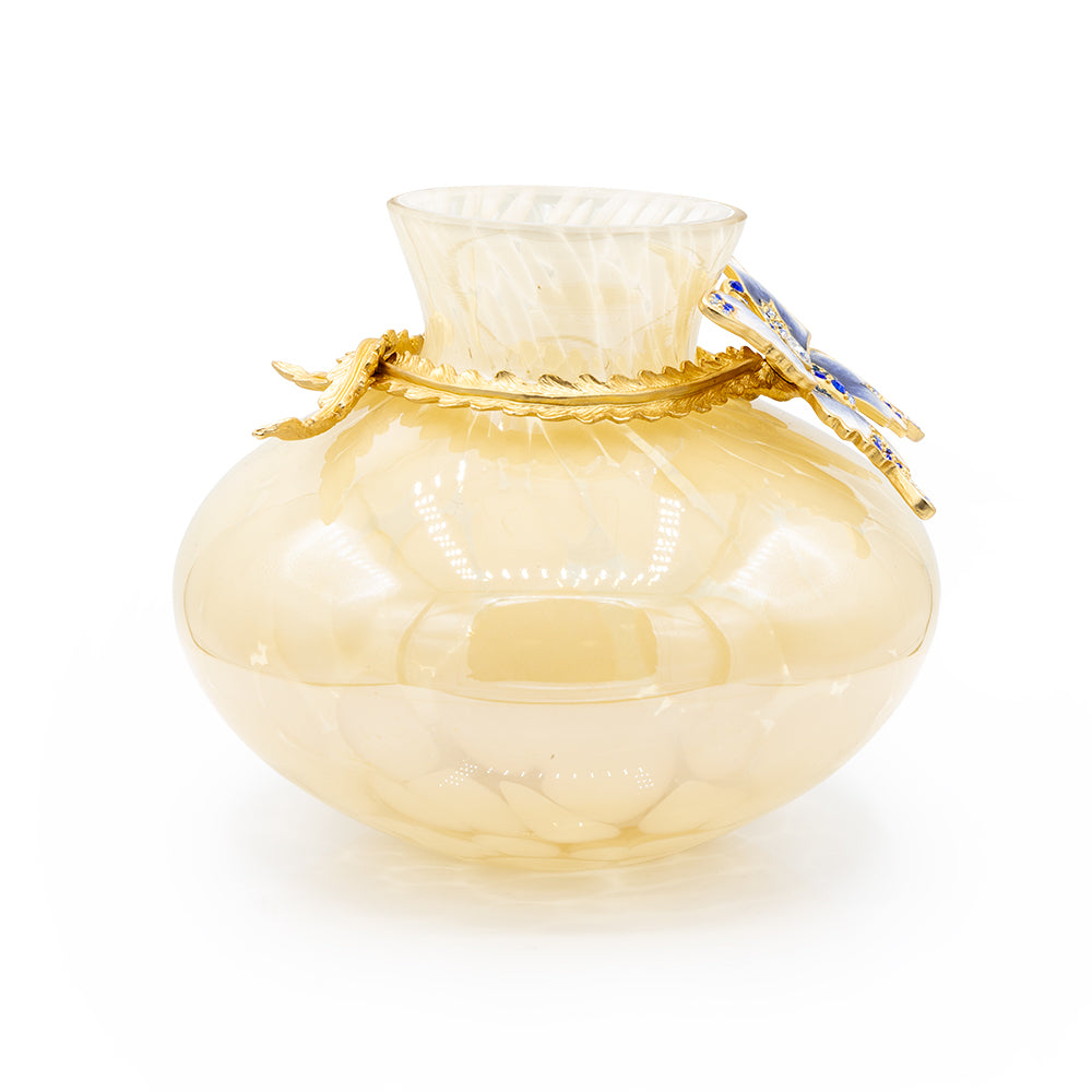 'Madam Butterfly' Delft Garden Vase - Thumbnail 4