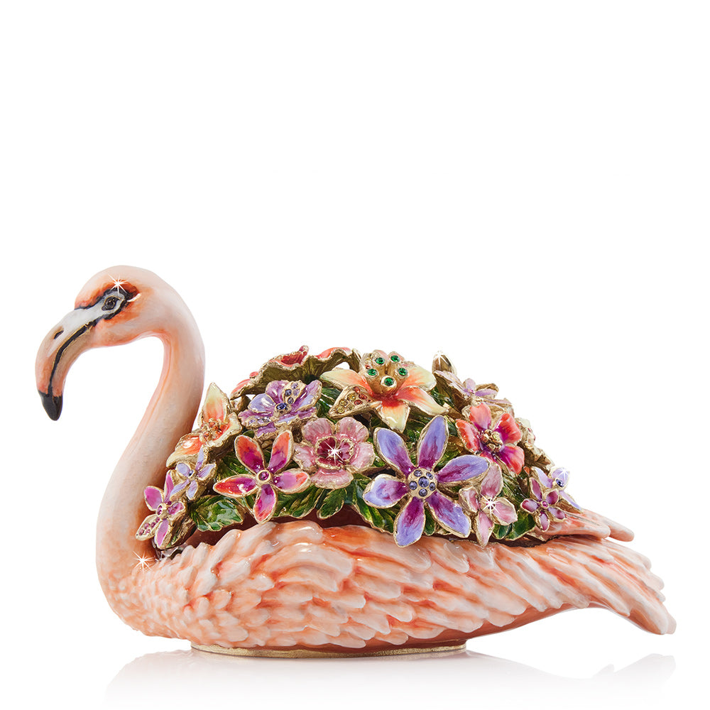 Clover Floral Flamingo Box