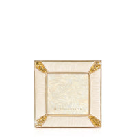 2" x 2" Cream and Gold Photo Frame 