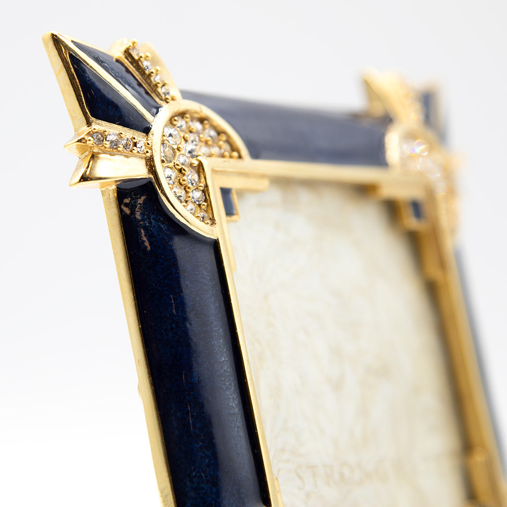 Dorothy 3 x 3 Art Deco Frame - Delft Garden – Jay Strongwater