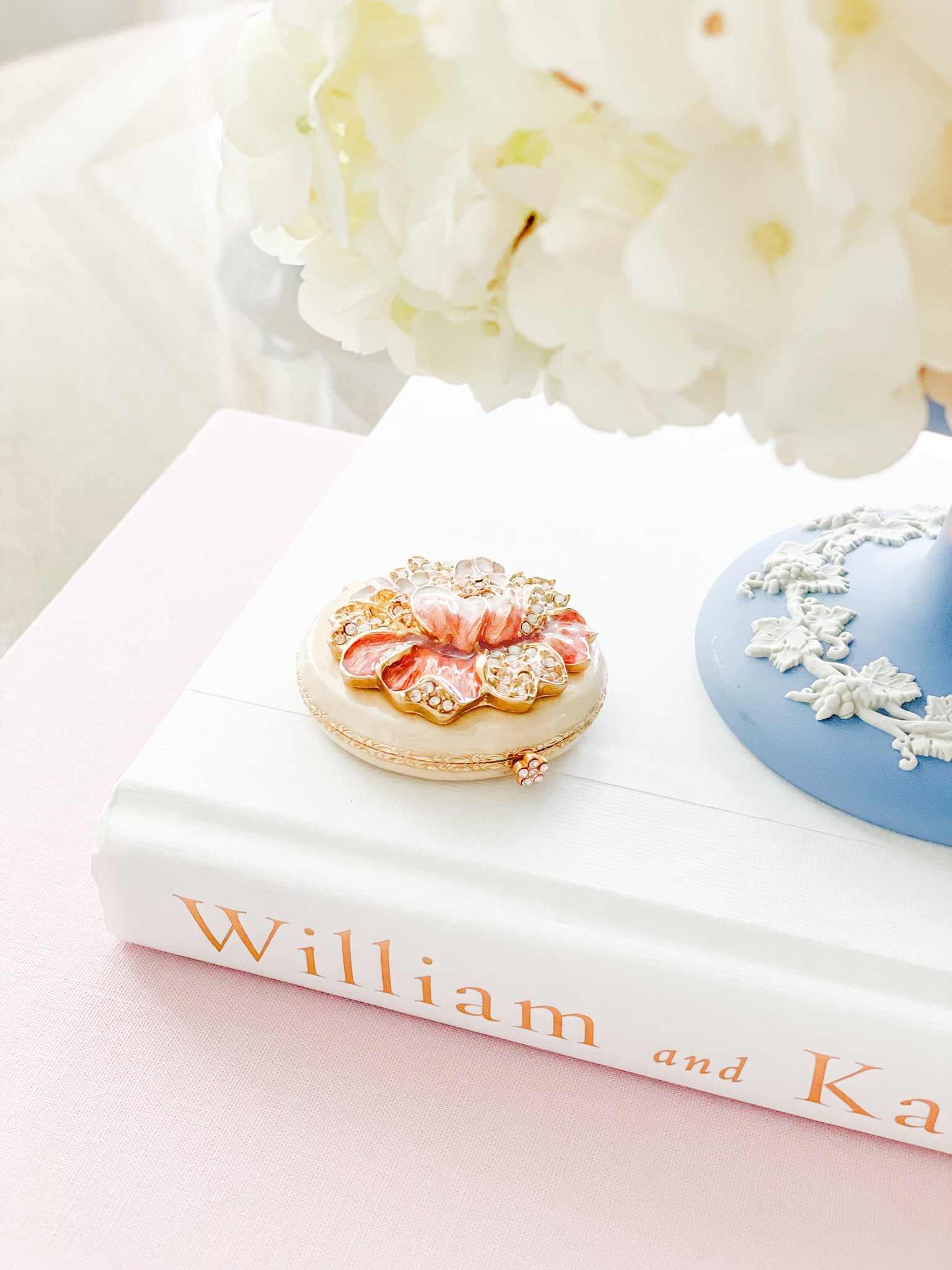 Angela Round Floral Compact – Jay Strongwater