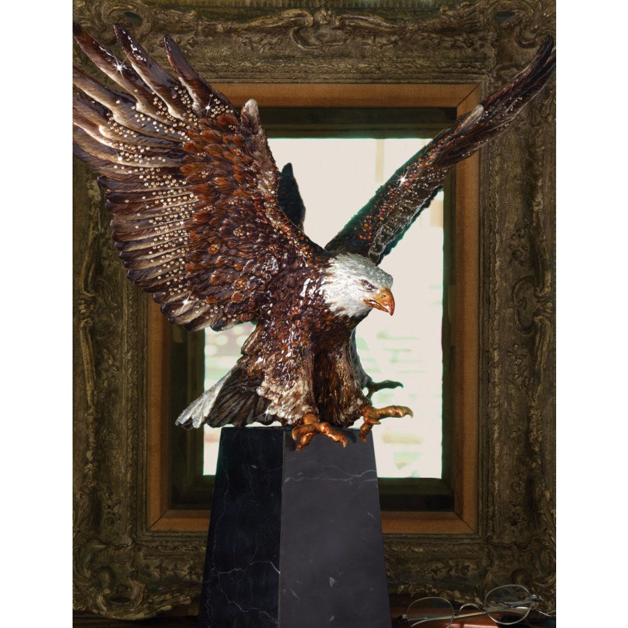 Jay Strongwater Washington Grand Eagle Figurine.