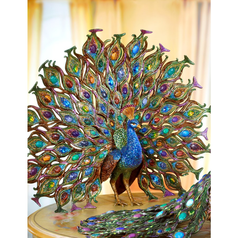 Stanton Fan Tail Peacock Figurine