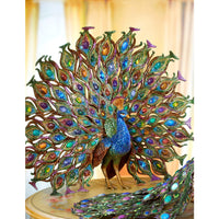 Peacock Fan Tail Figurine 