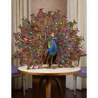 Peacock Fan Tail Figurine 