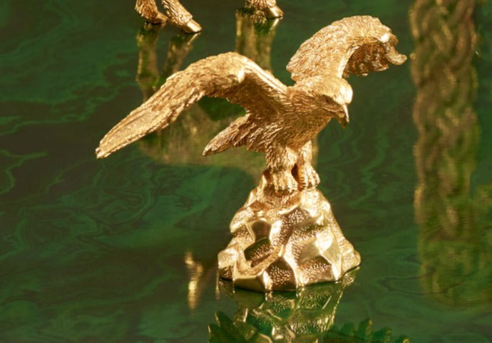 Jay Strongwater Davis Eagle Figurine.