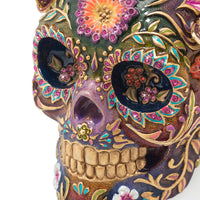 Jay Strongwater Frida Skull with Butterflies Figurine.