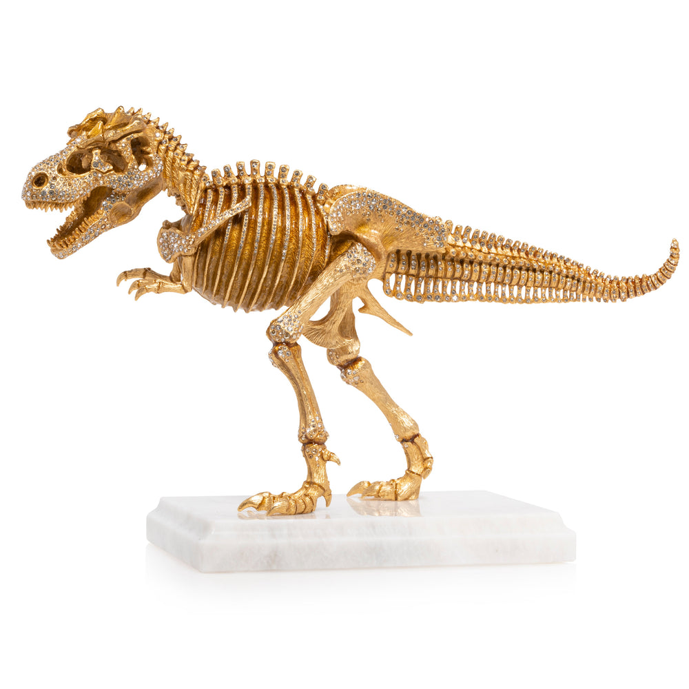 Gold Tyrannosaurus Rex Figurine