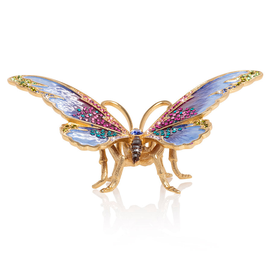 Jay Strongwater Puccini Large Butterfly Figurine.