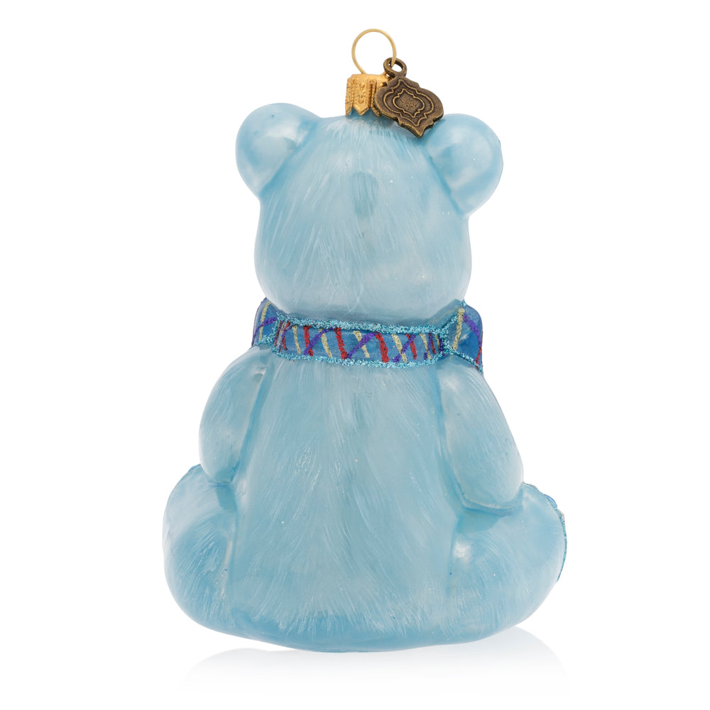 Blue - Bear - Holiday Christmas Ornament