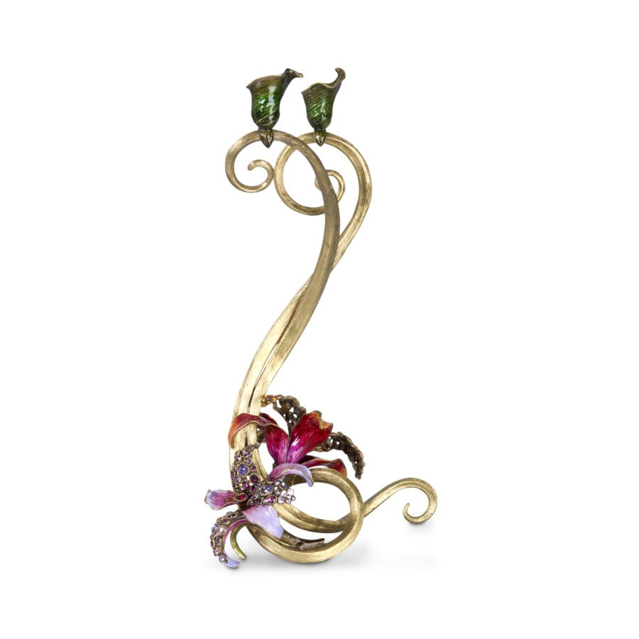 Roselyn Orchid Double Candlestick - Flora