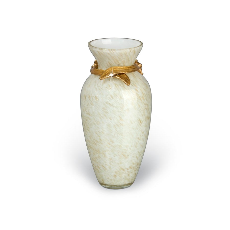 Jay Strongwater Loretta Orchid Vase.