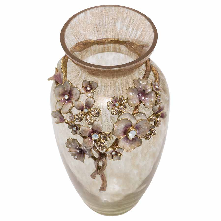 Jay Strongwater Polly Bouquet Vase.