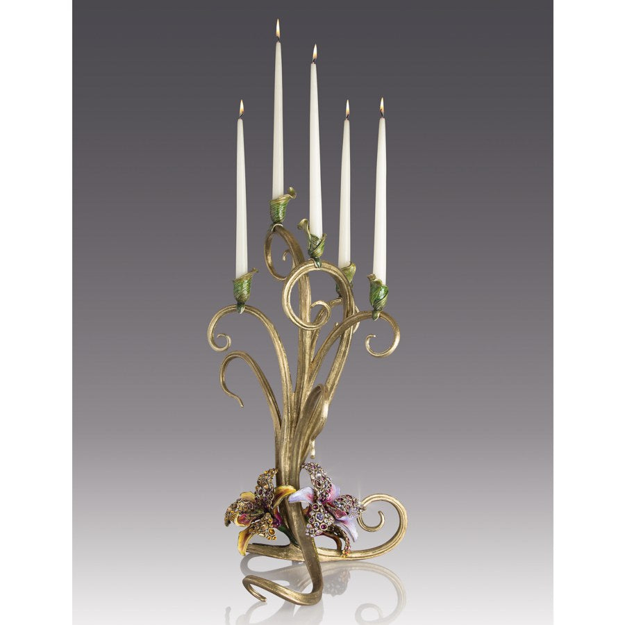 Aubree Orchid Candelabra – Jay Strongwater