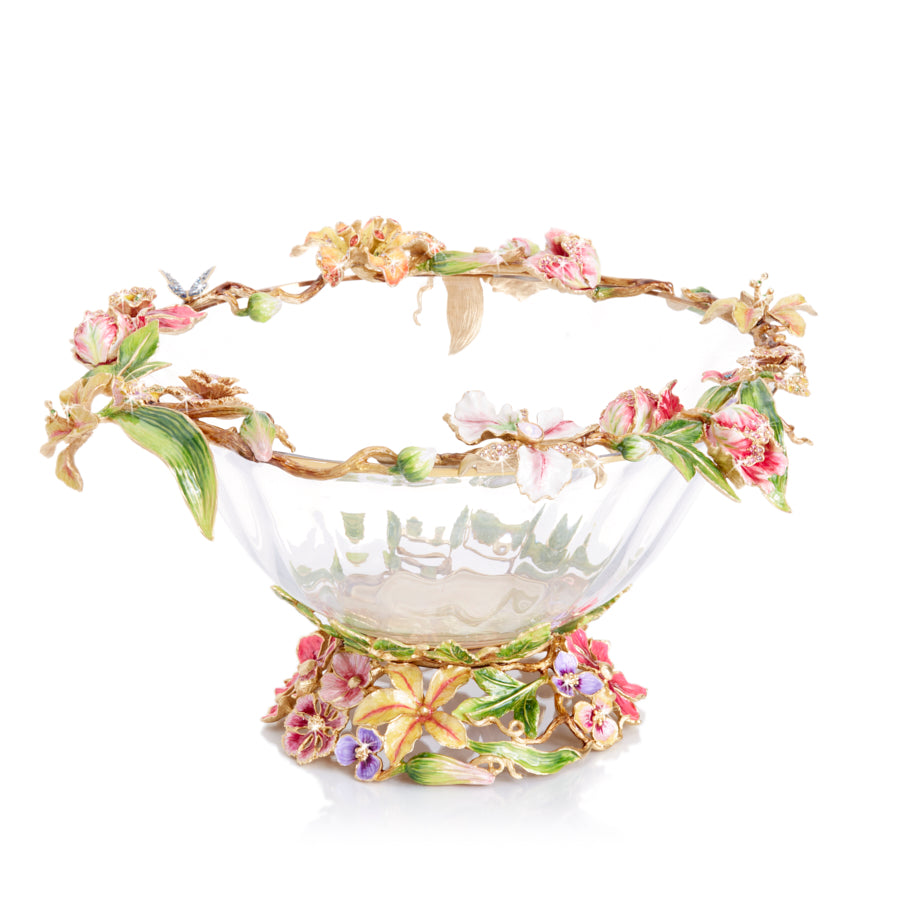 Cornelis Dutch Floral Glass Bowl