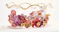 Floral - Glass Bowl - Table Decor