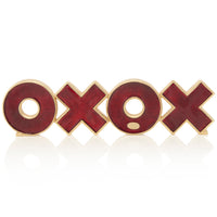 Gold Jeweled XOXO Figurine 