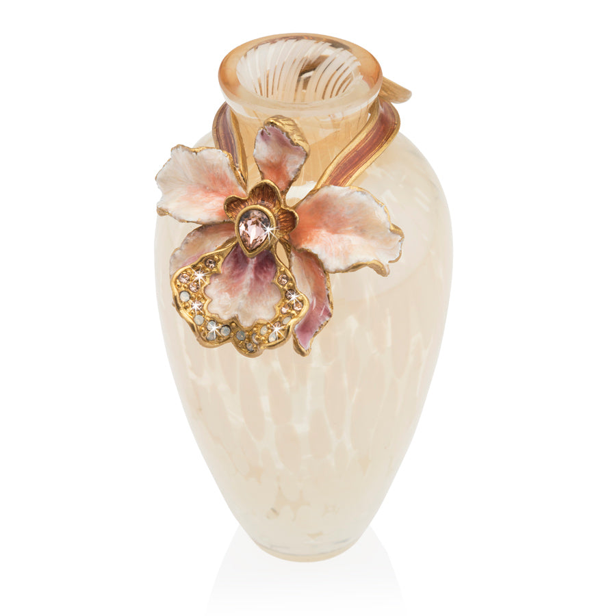 Jay Strongwater Audra Orchid Mini Vase.