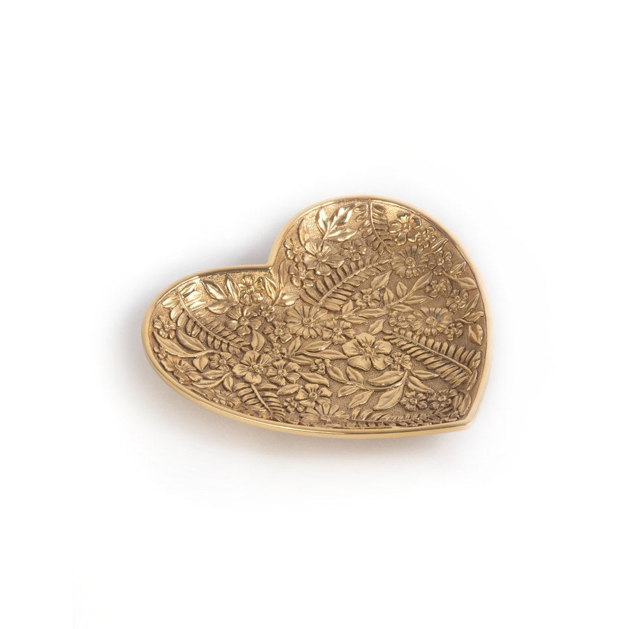 Jay Strongwater Colleen Floral Heart Trinket Tray.