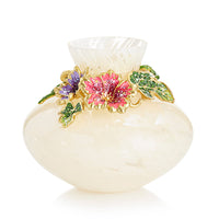 Cream Floral Vase