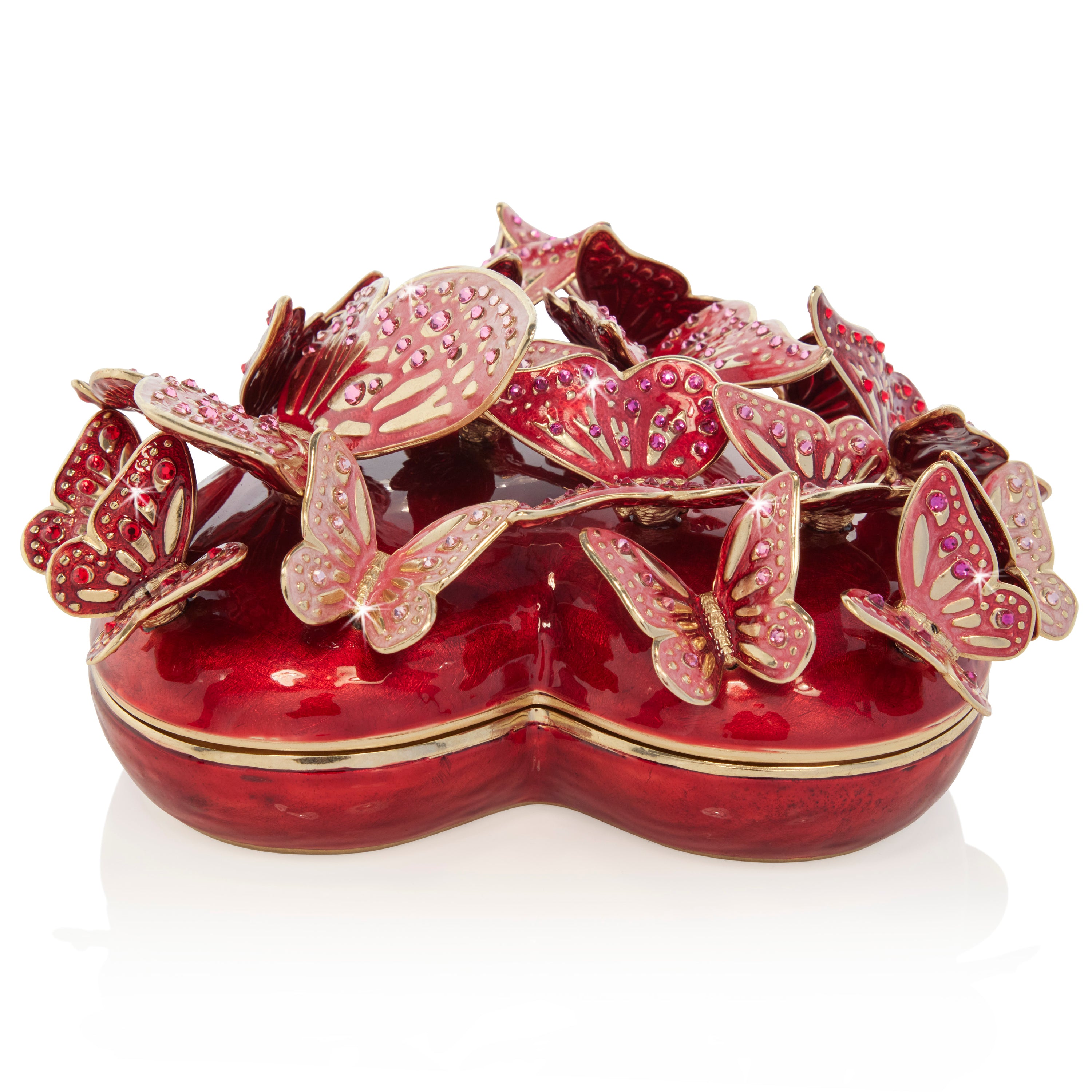 Red - Butterfly - Keepsake Box