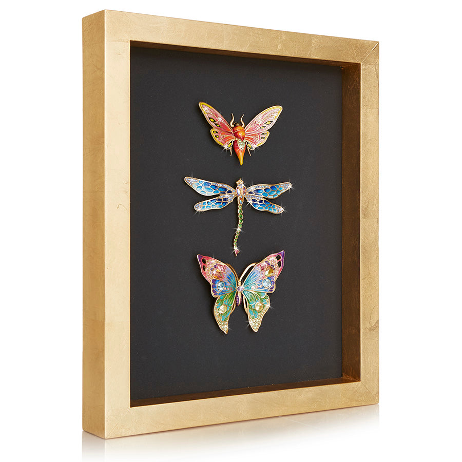 Kirby Butterfly Dragonfly Moth Wall Art – Jay Strongwater