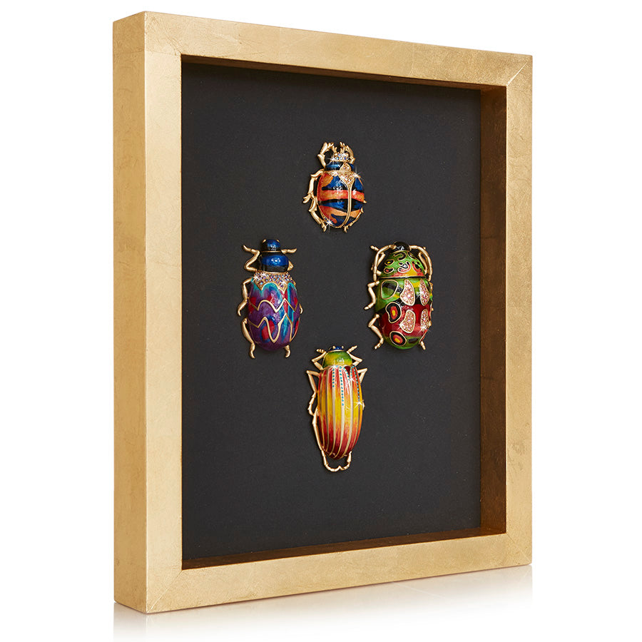 Jay Strongwater William Beetle Wall Art.
