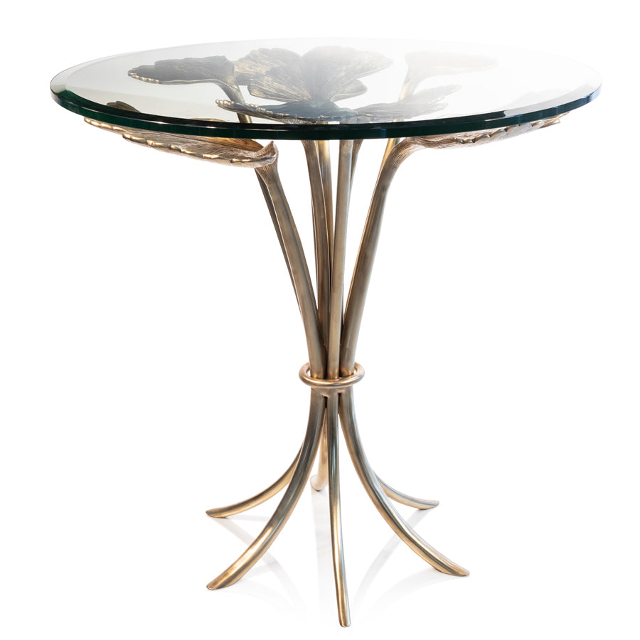 Lola Ginkgo Leaf Table – Jay Strongwater