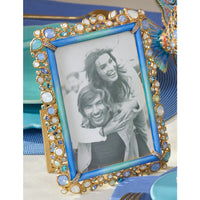 4" x 6" - Blue Bejeweled - Photo Frame