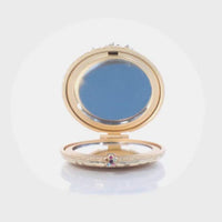 Jeweled Mirror Compact